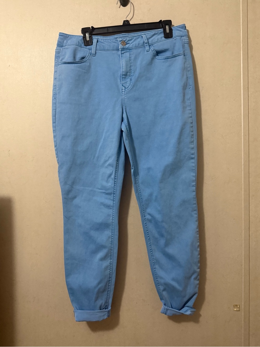 Maurices M Jeans High Rise Jegging Light Blue Size Large